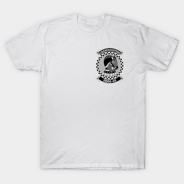 Logo for Helicopter Maritime Strike Squadron 46 (HSM-46) T-Shirt by Airdale Navy